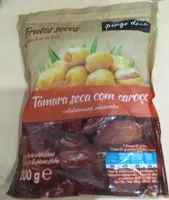 Tâmaras secas com caroço