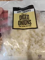 Frozen diced onions