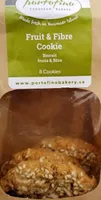 Fruit and fiber cookies