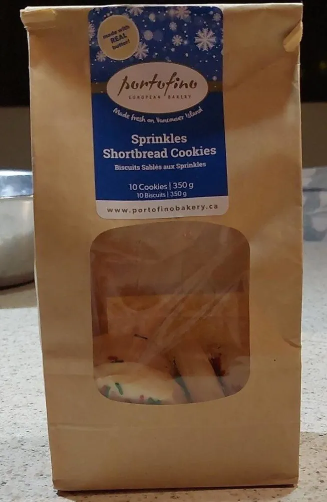Sprinkle Shortbread Cookies