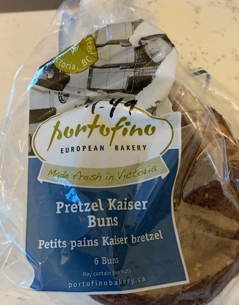 Pretzel kaiser bun