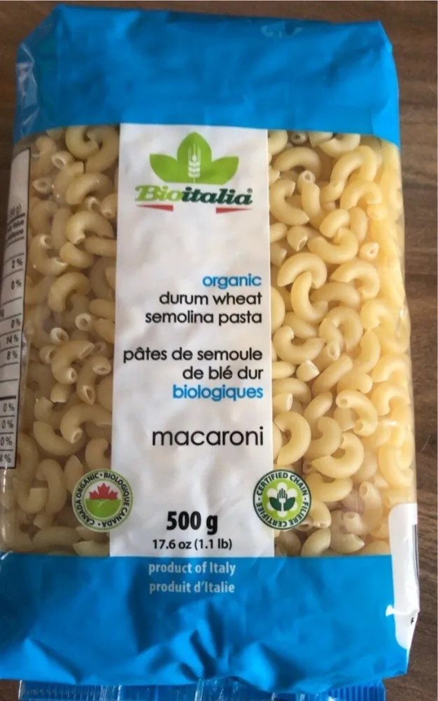 Macaroni durum wheat semolina pasta