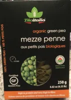 Mezze penne aux petits pois