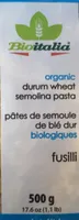 Pâtes de semoule de blé dur