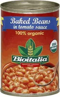 Bioitalia Beans Baked in Tomato Sauce