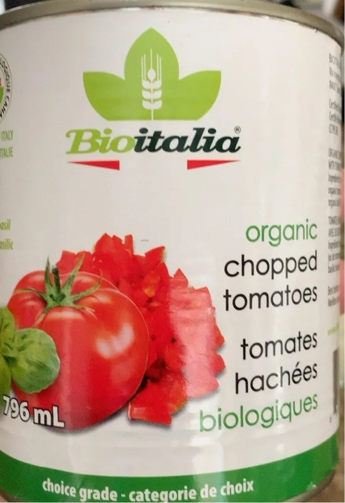 Tomates hachées biologique