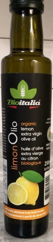 Lemon extra virgin olive oil