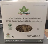 Pâte de semoule de blé dur biologique