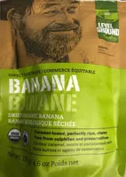 Dried Organic Banana / Banane biologique séchée