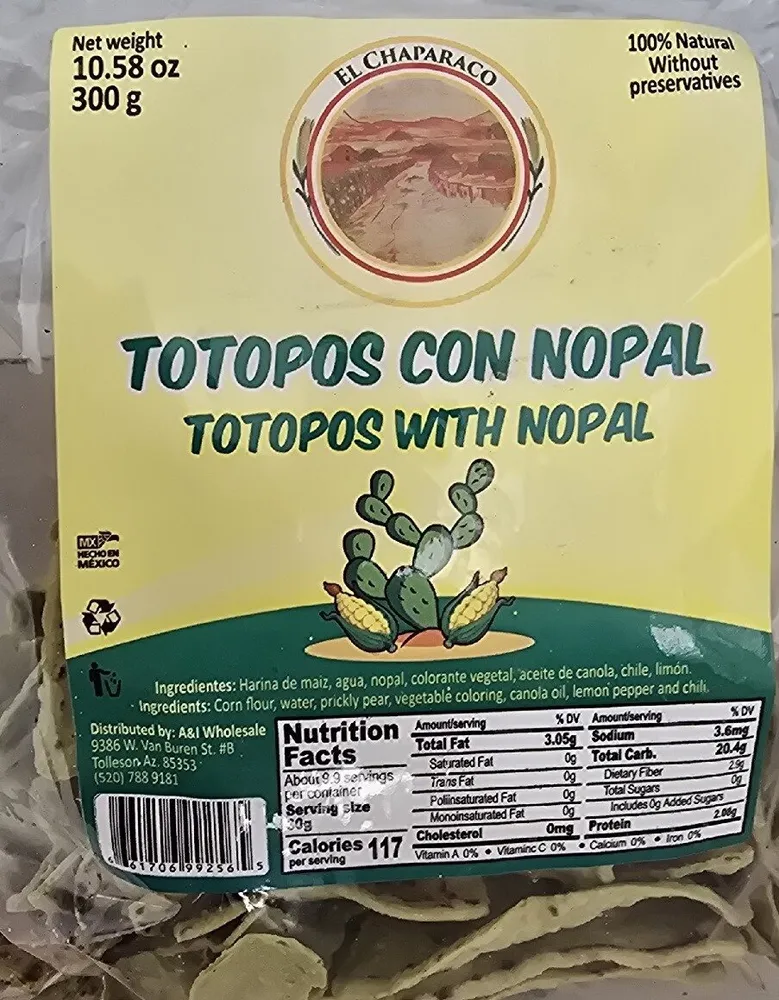 Totopos Con Nopal