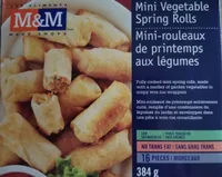 Mini-rouleaux de printemps aux légumes