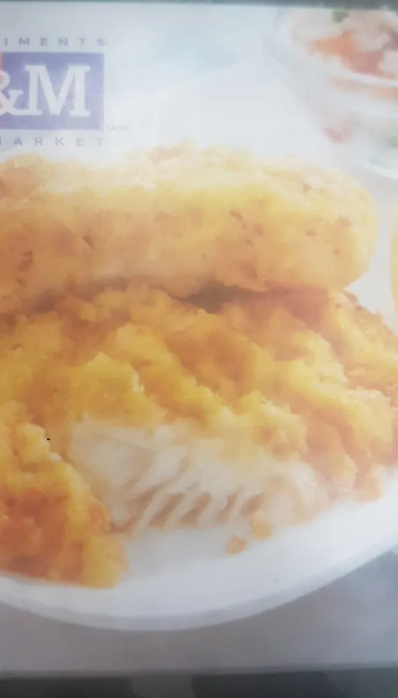Potato crusted cod
