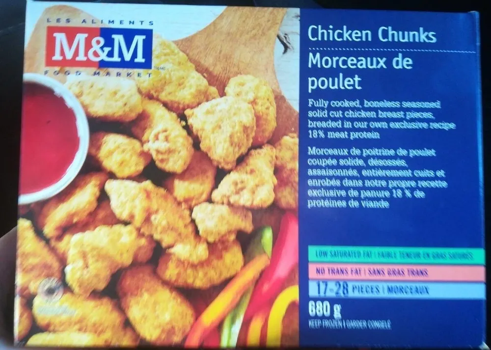 Morceaux de poulet