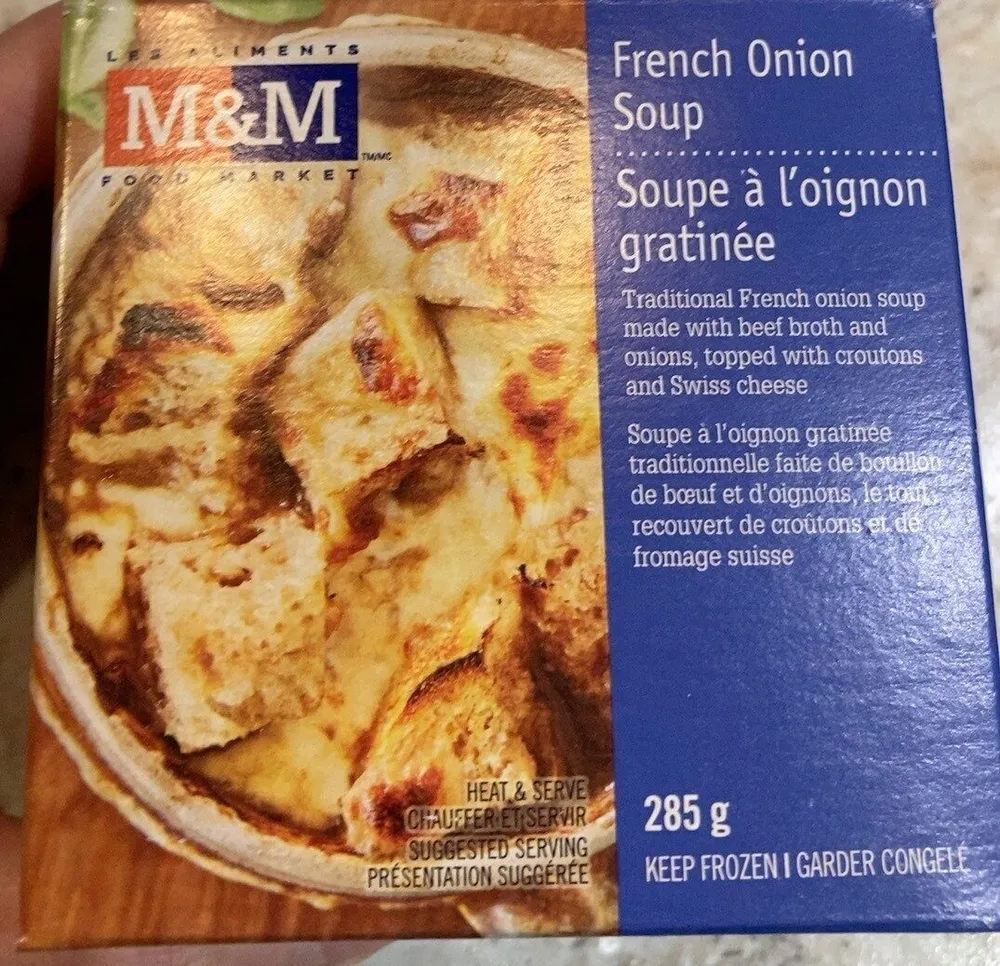 Soupe à oignon gratinée