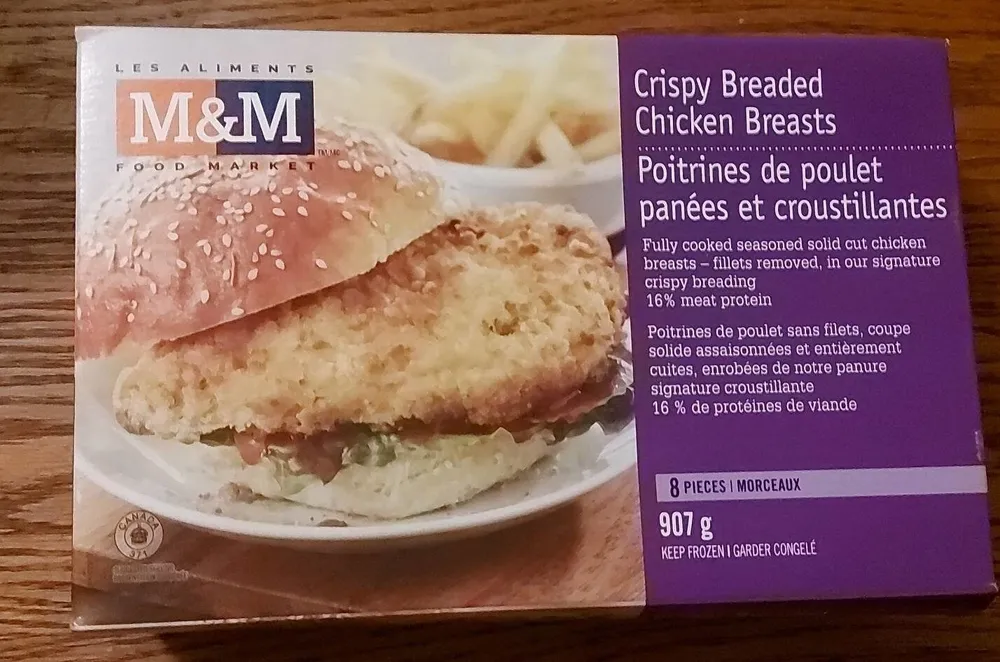 Crispy breaded Chicken Breasts