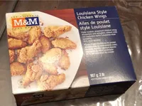 Louisiana style chicken wings