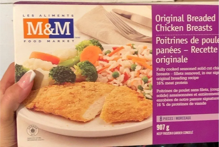 original breaded chicken breast
