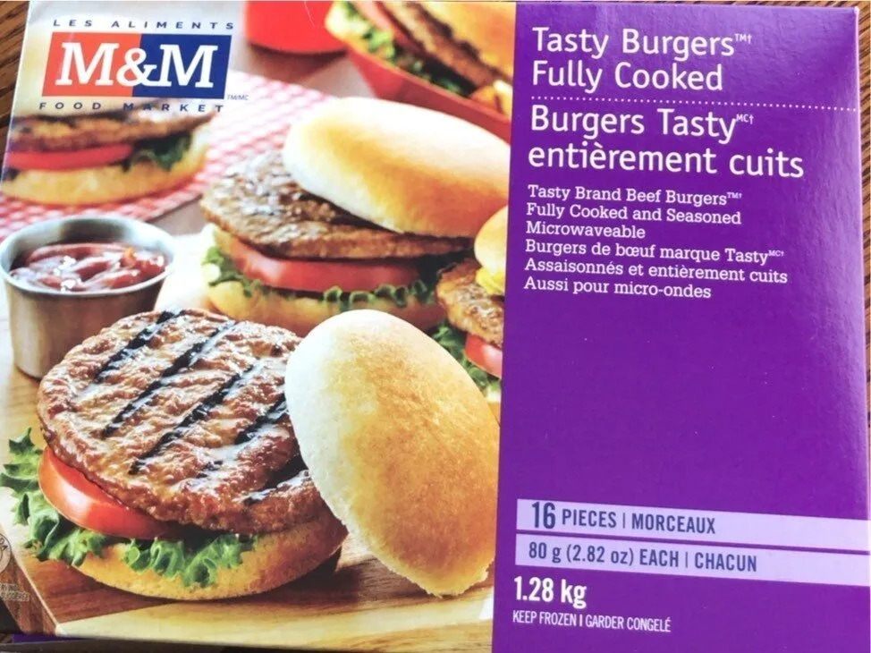 Tasty Burgers Fully Cooked