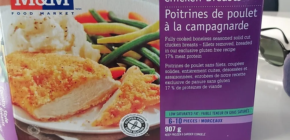 Poitrine de poulet à la campagnarde