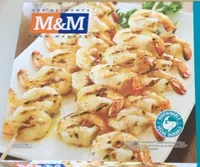 herb and garlic shrimp skewers
