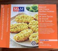 Pommes de terre farcies de brocoli et de fromage
