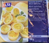 Classic french style mini quiche