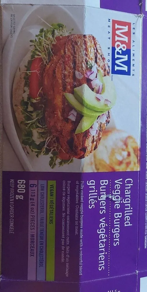 Burger vegetarien grillé