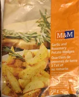 Garlic and Rosemary Potato Wedges