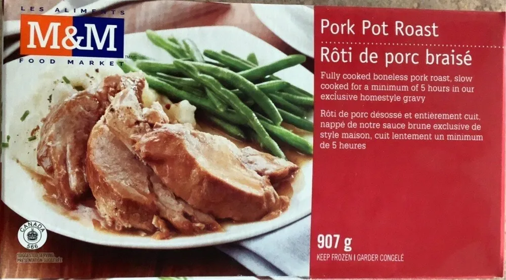 Rôti de porc braisé