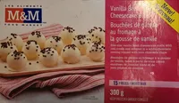 Vanilla bean cheesecake bites