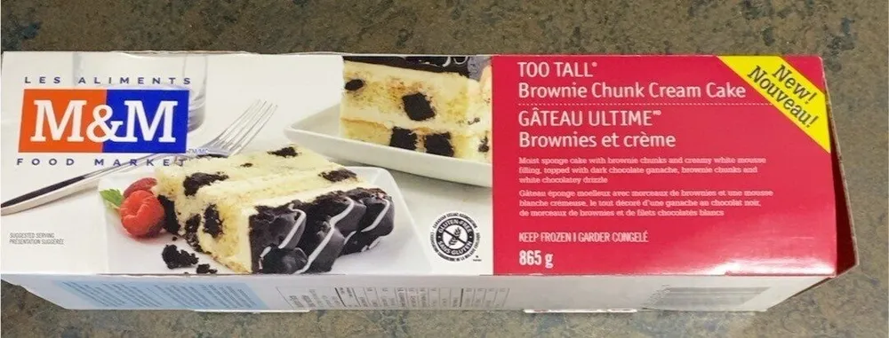 Too tall brownie cake