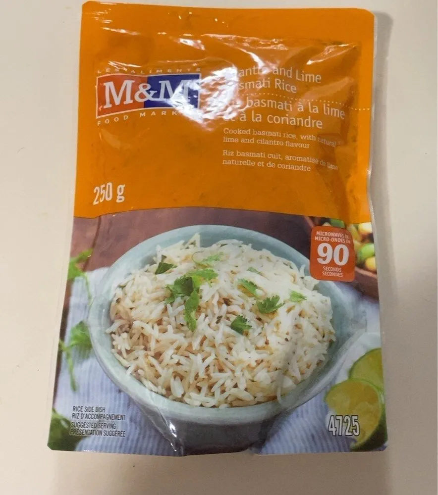 Cilantro and lime basmari rice