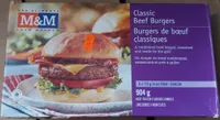 Burger de boeuf classiques
