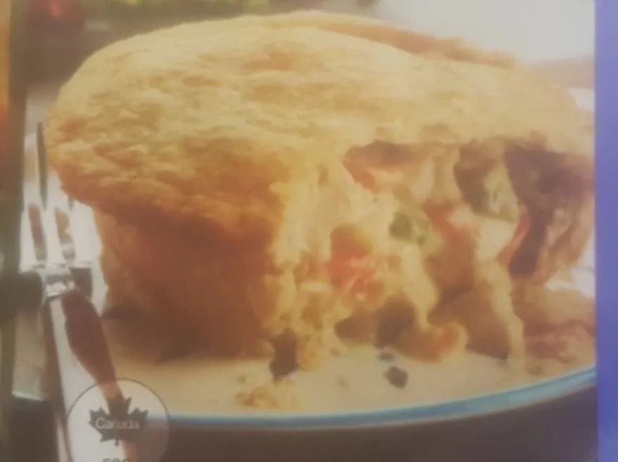 Creamy chicken pot pie