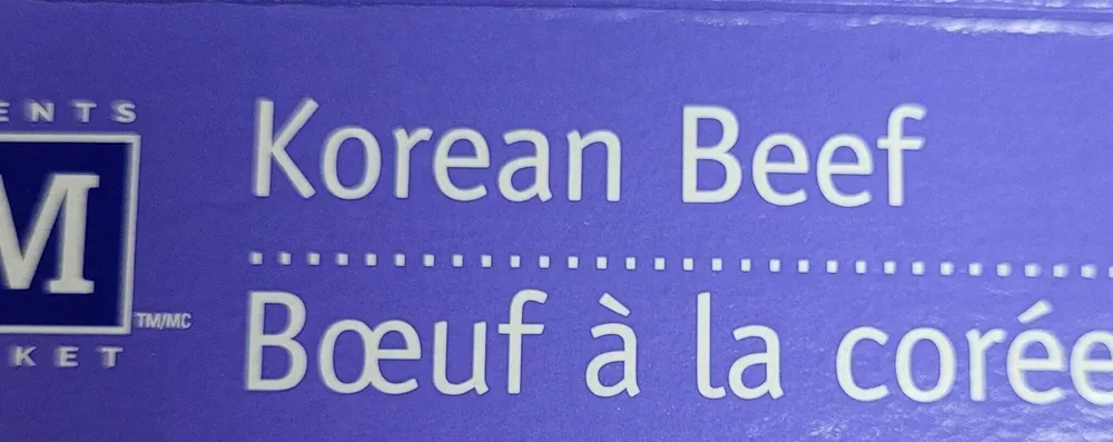 Korean beef