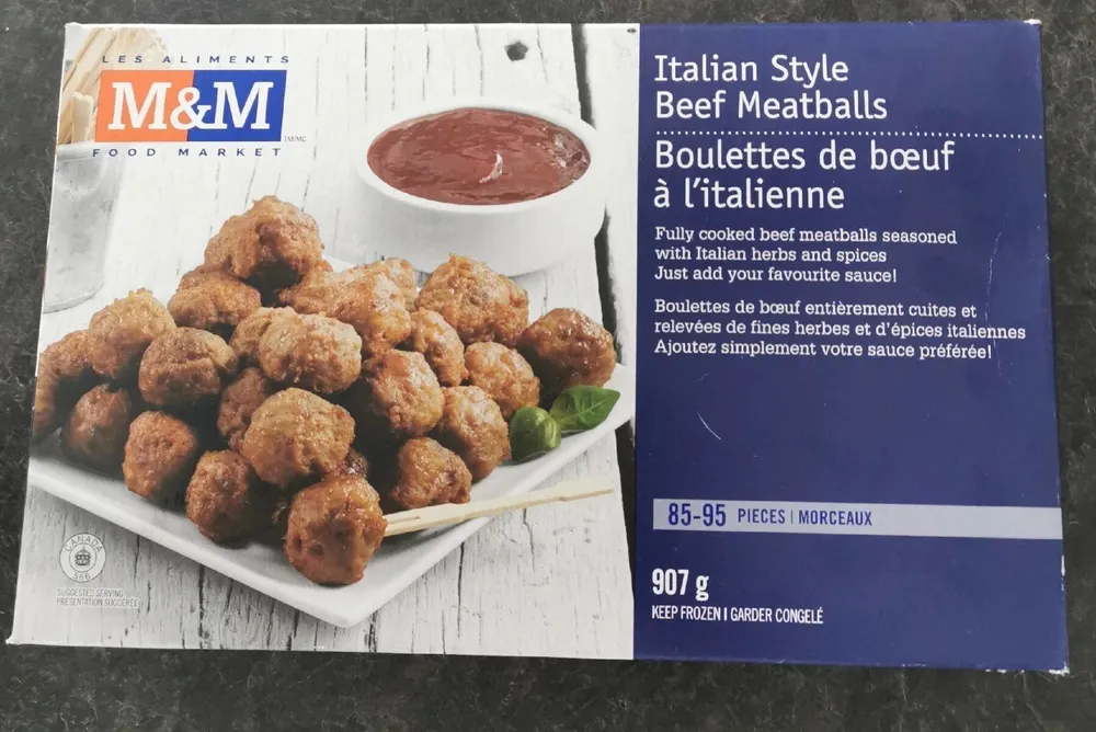Boulette de boeuf a l'Italienne