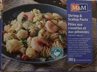 Shrimp and scallop pasta