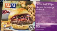 Sirloin beef burgers