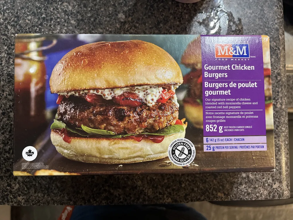 Burger de poulet gourmand