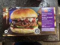 Burger de poulet gourmand