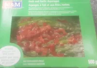 Herb and garlic asparagus