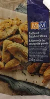 Battered zucchini sticks