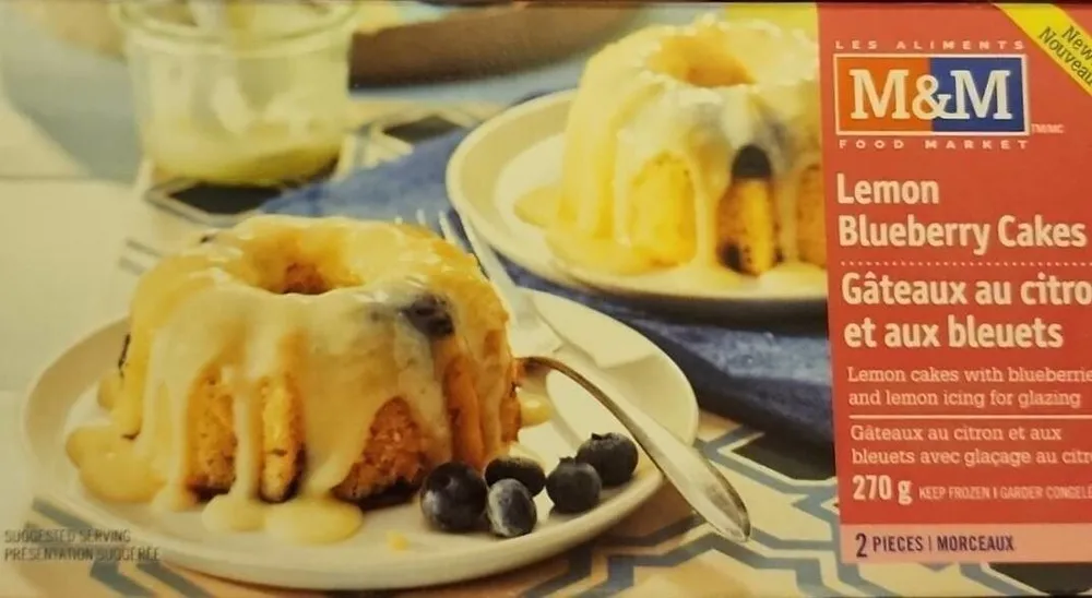 Lemon Blueberry Cakes