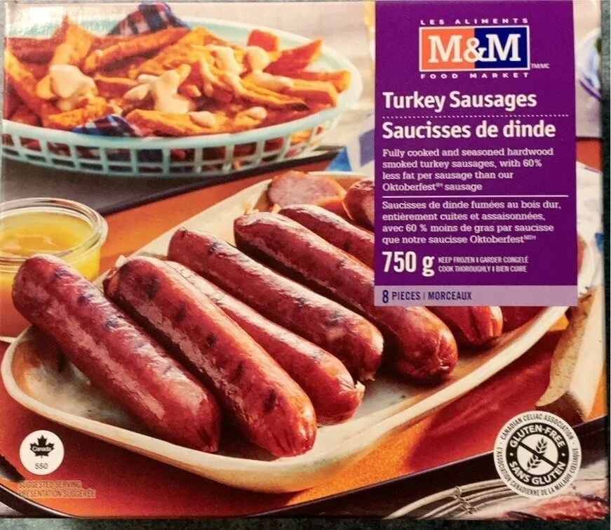 Turkey sausages