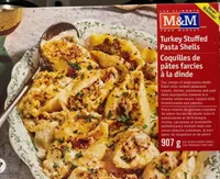 Turkey stuffed pasta shells