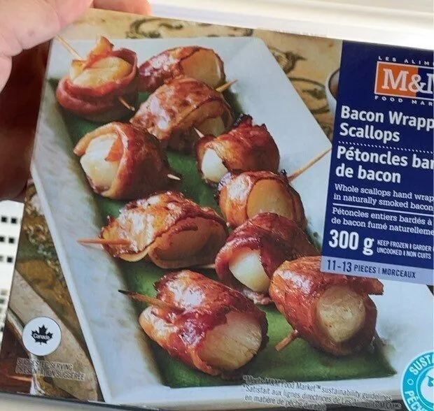 Petoncle bardee de bacon