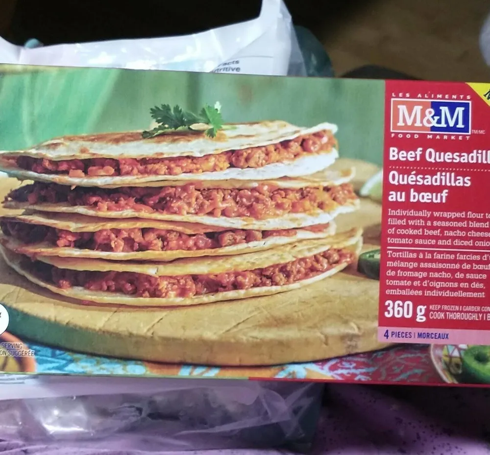 Quesadillas au boeuf