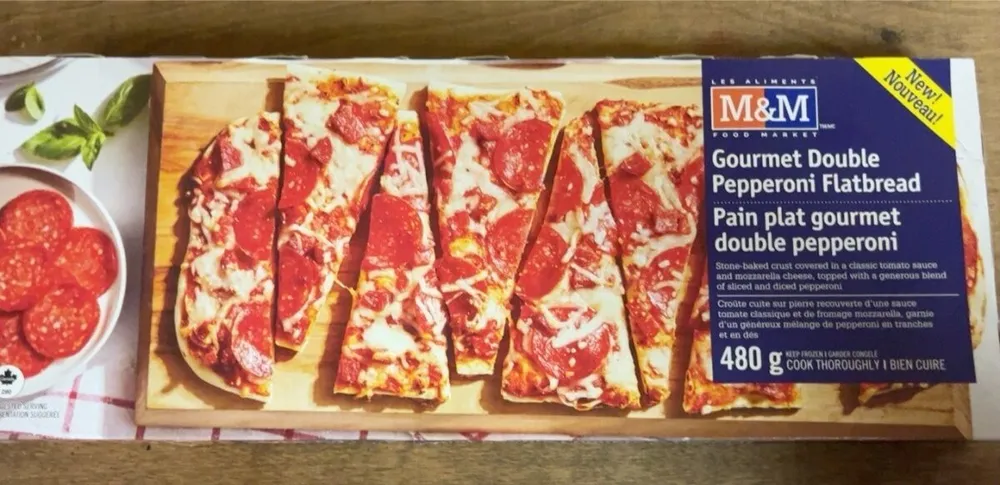 gourmet double pepperoni flatbread