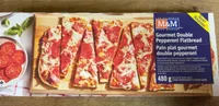 gourmet double pepperoni flatbread