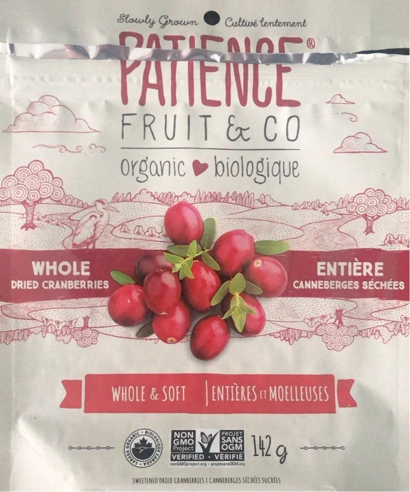 Organic Whole & Soft Dried Cranberries